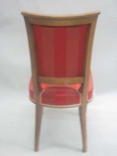 Andr Arbus 2 French Mid Century Modern Neoclassical Side Desk Chairs Attr to Andre Arbus - 1811591