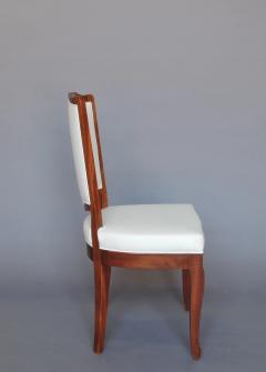 Andr Arbus A Set of 12 Fine French Art Deco Mahogany Dining Chairs in the Manner of Arbus - 3494766