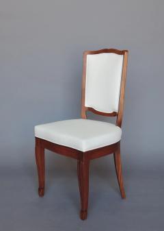 Andr Arbus A Set of 12 Fine French Art Deco Mahogany Dining Chairs in the Manner of Arbus - 3494794
