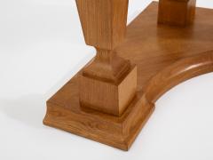 Andr Arbus Andr Arbus attr pair of corner cabinets oak veneer and bronze 1940s - 4346758