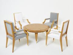 Andr Arbus Andr Arbus pair of ash wood neoclassical armchairs 1940s - 2677663
