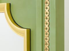 Andr Arbus Andr Arbus pair of celadon green lacquered wardrobes gilt brass 1930 - 3440828