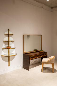 Andr Arbus Andr Arbus sycamore mohair velvet desk or vanity table chair 1934 - 4423078