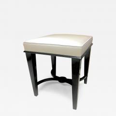 Andr Arbus Andre Arbus Superb Pair of Neoclassic Stool Newly Covered in Silk S - 3372129