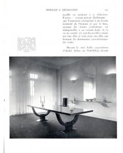 Andr Arbus Andre Arbus double harp based dining table - 3692566