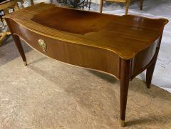 Andr Arbus Andre Arbus early refined walnut presidential desk - 2176175