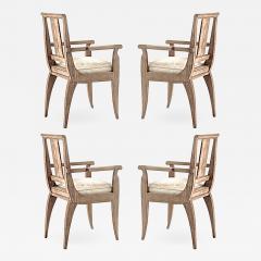 Andr Arbus Andre Arbus set of 4 dinning or playing card chairs - 1537780