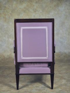 Andr Arbus Andre Arbus style pair of large scale armchairs - 3046532