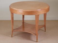 Andr Arbus Andre Arbus table in burled maple w bronze - 3046501