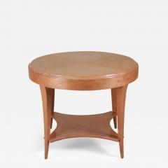 Andr Arbus Andre Arbus table in burled maple w bronze - 3048264