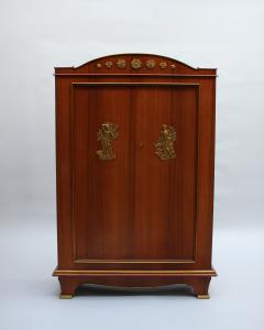 Andr Arbus Fine French 1950s Mahogany Armoire by Andre Arbus and Vadim Androusov - 4333131