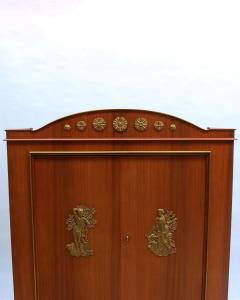 Andr Arbus Fine French 1950s Mahogany Armoire by Andre Arbus and Vadim Androusov - 4333137
