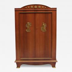 Andr Arbus Fine French 1950s Mahogany Armoire by Andre Arbus and Vadim Androusov - 4333174