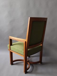 Andr Arbus Fine French Art Deco Oak Armchair by Arbus - 352268