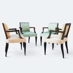 Andr Arbus Fine Set of Four Chairs Attributed to Andr Arbus - 2044947