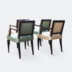 Andr Arbus Fine Set of Four Chairs Attributed to Andr Arbus - 2044953