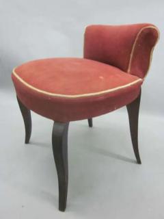 Andr Arbus French Art Deco Modern Neoclassical Vanity Chair Attributed Andr Arbus 1930 - 4102655