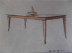 Andr Arbus French Drawing in Pen and Gouache by Andr Arbus Paris 1938 - 4106037