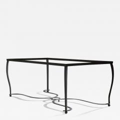 Andr Arbus French Forties hand forged iron dining table - 3188909
