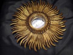 Andr Arbus French Modern Neoclassical Hand Carved Gilt Wood Sunburst Mirror Andre Arbus - 1819757