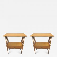 Andr Arbus Pair of French Mid Century Modern Nightstands End Tables in Andre Arbus Style - 1812855