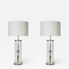 Andr Arbus Pair of table lamps attributed to Andre Arbus - 897930