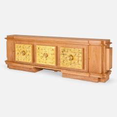 Andr Arbus Rare and important Cerused Oak Buffet by Andre Arbus - 4485304