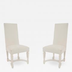 Andr Arbus Set of 4 French Mid Century Lacquered Side Chairs - 1444893