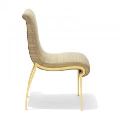 Andr Arbus Sinuous Chair in Iron by Andre Arbus with Gilbert Poillerat - 625610