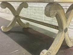 Andr Arbus Style of Andre Arbus Neo Classic Forties Cerused Oak Bench - 454911