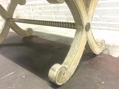Andr Arbus Style of Andre Arbus Neo Classic Forties Cerused Oak Bench - 454912