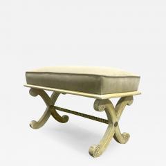 Andr Arbus Style of Andre Arbus Neo Classic Forties Cerused Oak Bench - 468854