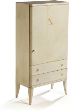 Andr Arbus VERY RARE PARCHMENT COVERED CABINET BY ANDR ARBUS  - 2493602