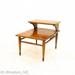 Andr Bus Andre Bus for Lane Acclaim Mid Century Walnut Dovetail Step Side End Table - 2579709