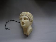 Andr Cazenave 2 Rare Sconces of Apollos Head by Andr Cazenave - 413154