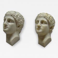 Andr Cazenave 2 Rare Sconces of Apollos Head by Andr Cazenave - 414128