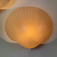 Andr Cazenave A pair of shell wall lamps by Andr Cazenave France 1970s - 3032263