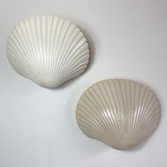 Andr Cazenave A pair of shell wall lamps by Andr Cazenave France 1970s - 3032265