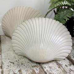 Andr Cazenave A pair of shell wall lamps by Andr Cazenave France 1970s - 3032269