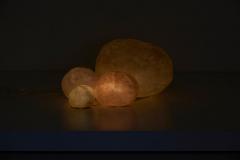 Andr Cazenave Set of Four Dorra Stone Rock Shaped Lamps by Andr Cazenave for Atelier A 1960s - 1050749