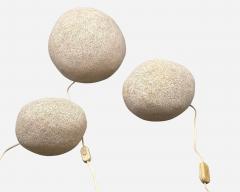 Andr Cazenave Set of four Rocher lamps Andr Cazenave Atelier A France circa 1960 1970 - 4191151