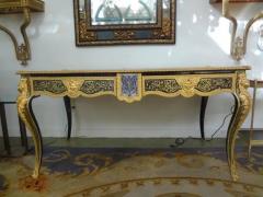 Andr Charles Boulle 19th Century French Louis XV Style Boulle Bureau Plat - 3638223