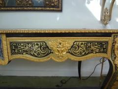 Andr Charles Boulle 19th Century French Louis XV Style Boulle Bureau Plat - 3638224