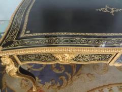 Andr Charles Boulle 19th Century French Louis XV Style Boulle Bureau Plat - 3638276