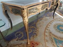 Andr Charles Boulle 19th Century French Louis XV Style Boulle Bureau Plat - 3638280