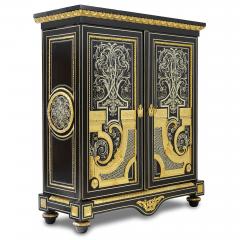 Andr Charles Boulle Brass and tortoiseshell inlaid Boulle style ebonised wood cabinets - 2210762