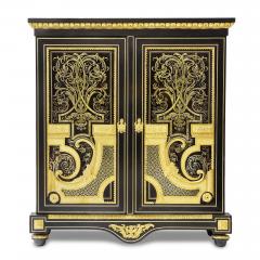 Andr Charles Boulle Brass and tortoiseshell inlaid Boulle style ebonised wood cabinets - 2210764