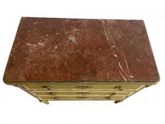 Andr Debono Louis XVI Style Commode Christelle Green Patina Gilt Bronze - 4806747