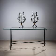 Andr Dubreuil 1951 Pair of Photophores with Pearls France circa 1990 - 4416836