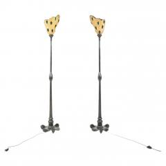 Andr Dubreuil Pair of Lacrima Floor Lamps by Andr Dubreuil France 1991 - 4539786
